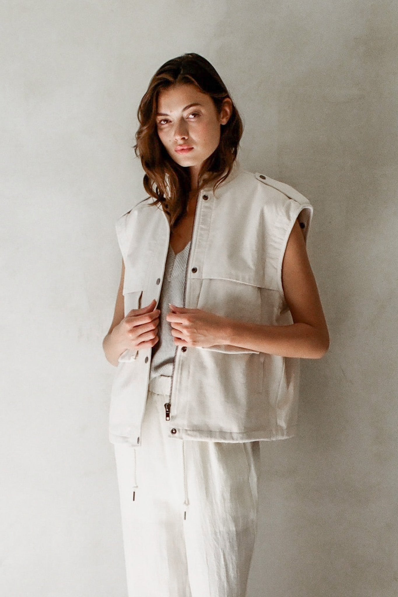 Laurent Utility Jacket - Neutral Ground