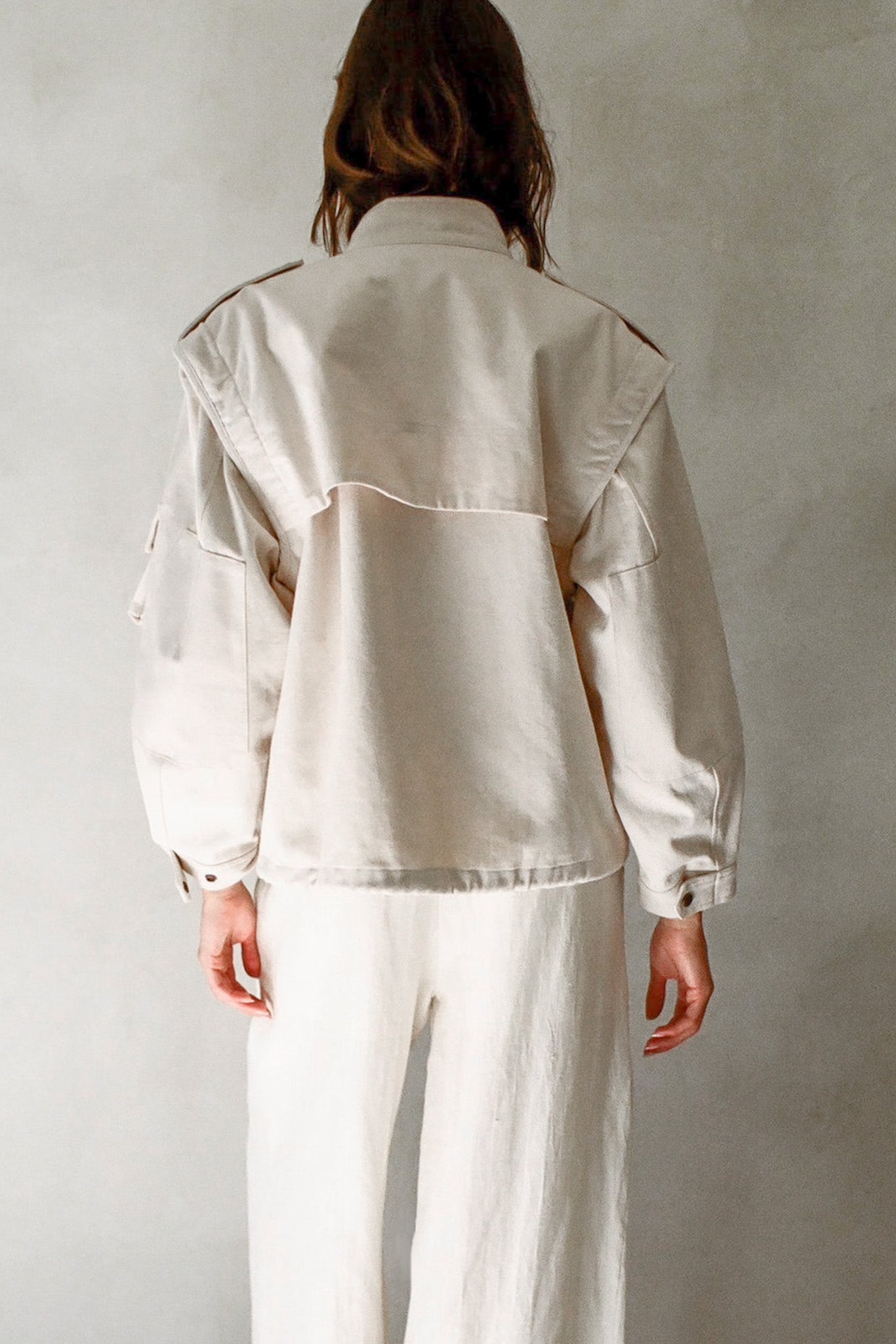 Laurent Utility Jacket - Neutral Ground