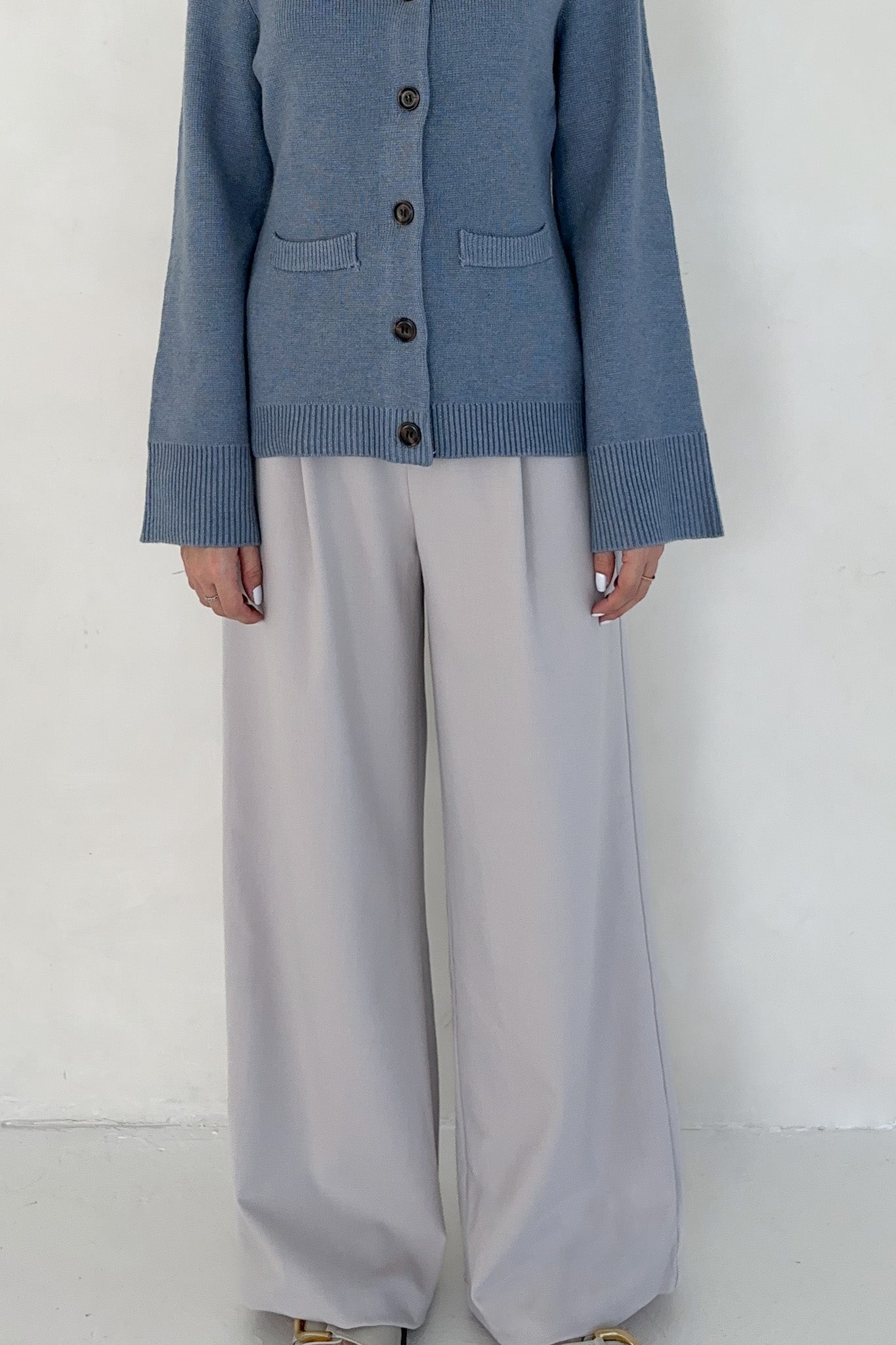 Layla Pleated Trousers - Neutral Ground