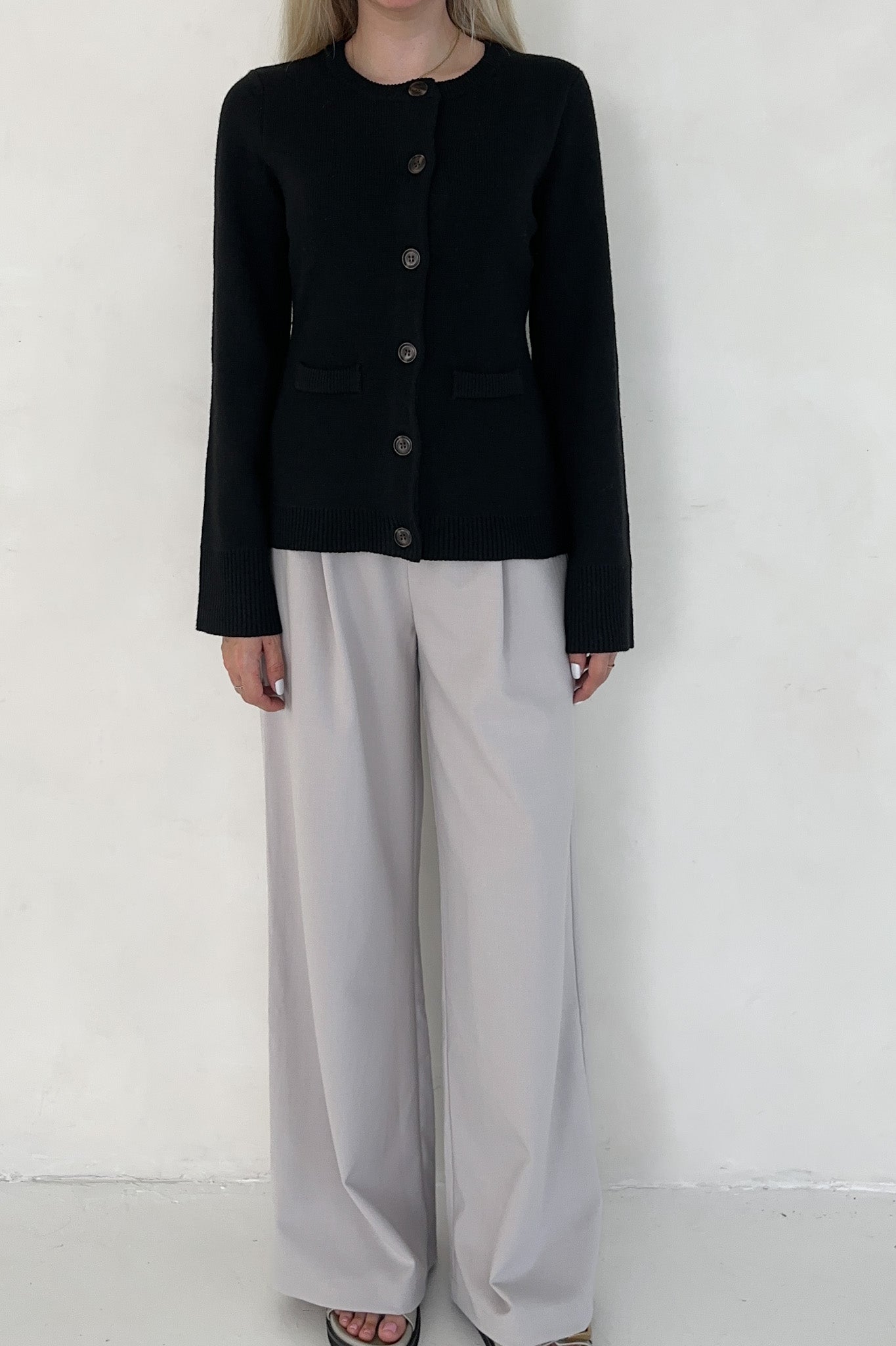 Layla Pleated Trousers - Neutral Ground