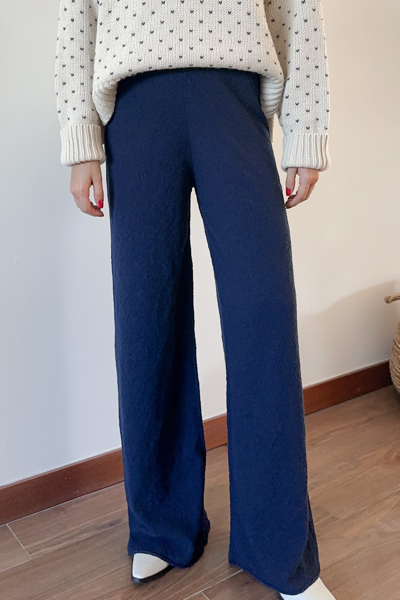 Libby Straight Leg Sweater Knit Pants - Neutral Ground