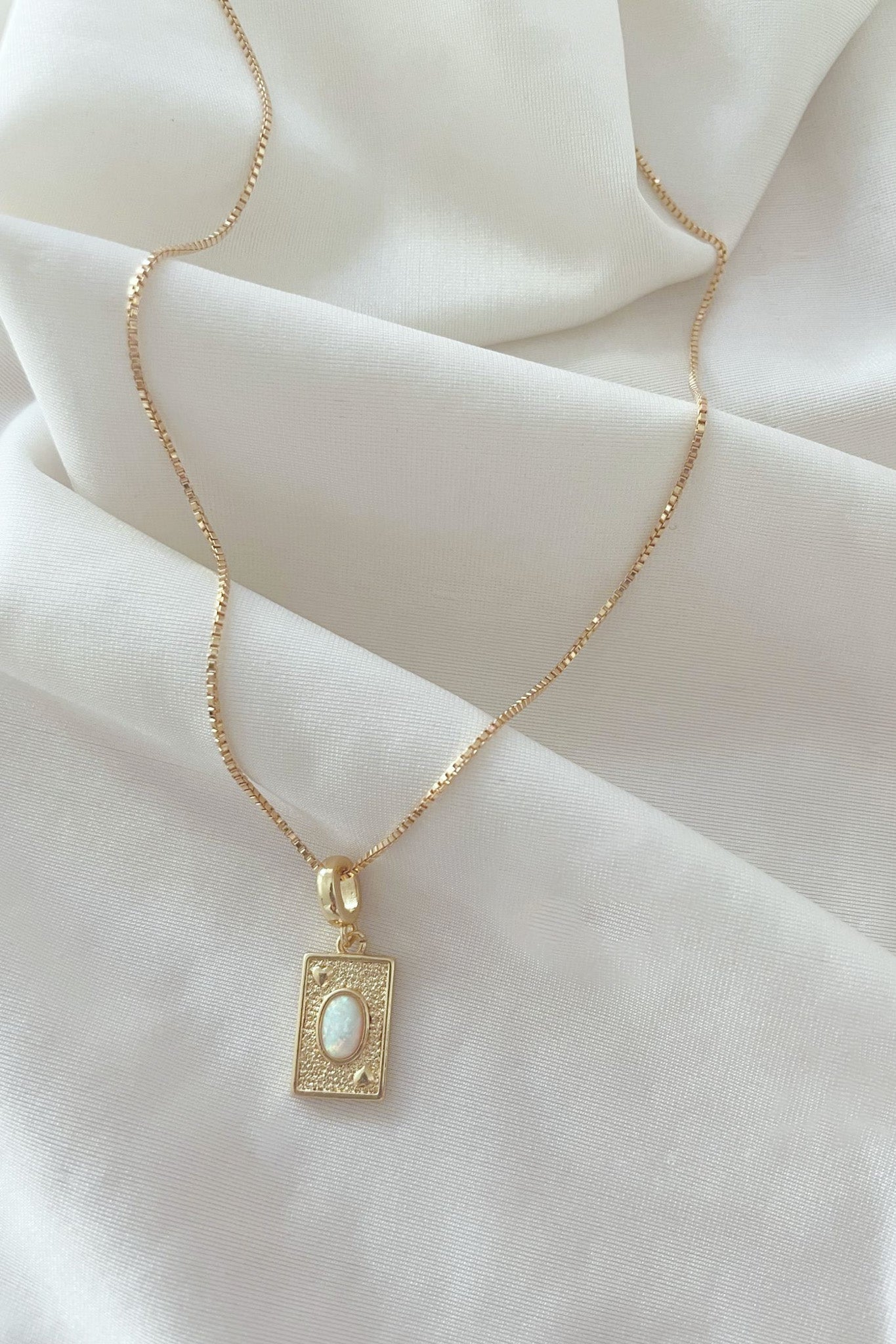 Lilibet Opal Pendant Necklace - Neutral Ground