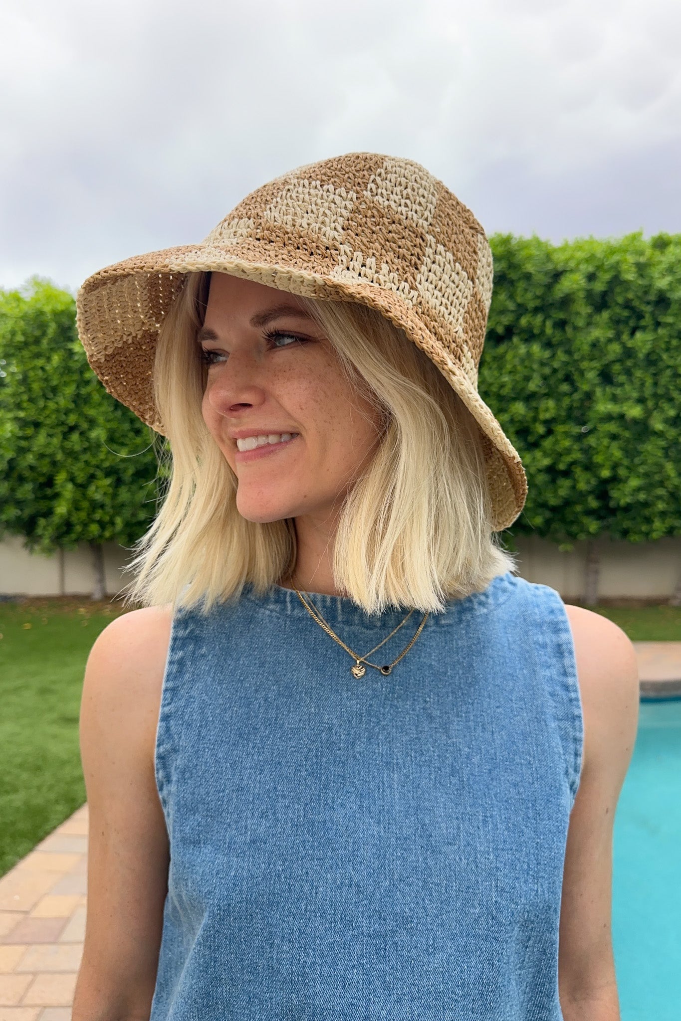 Meadow Woven Bucket Hat - Neutral Ground