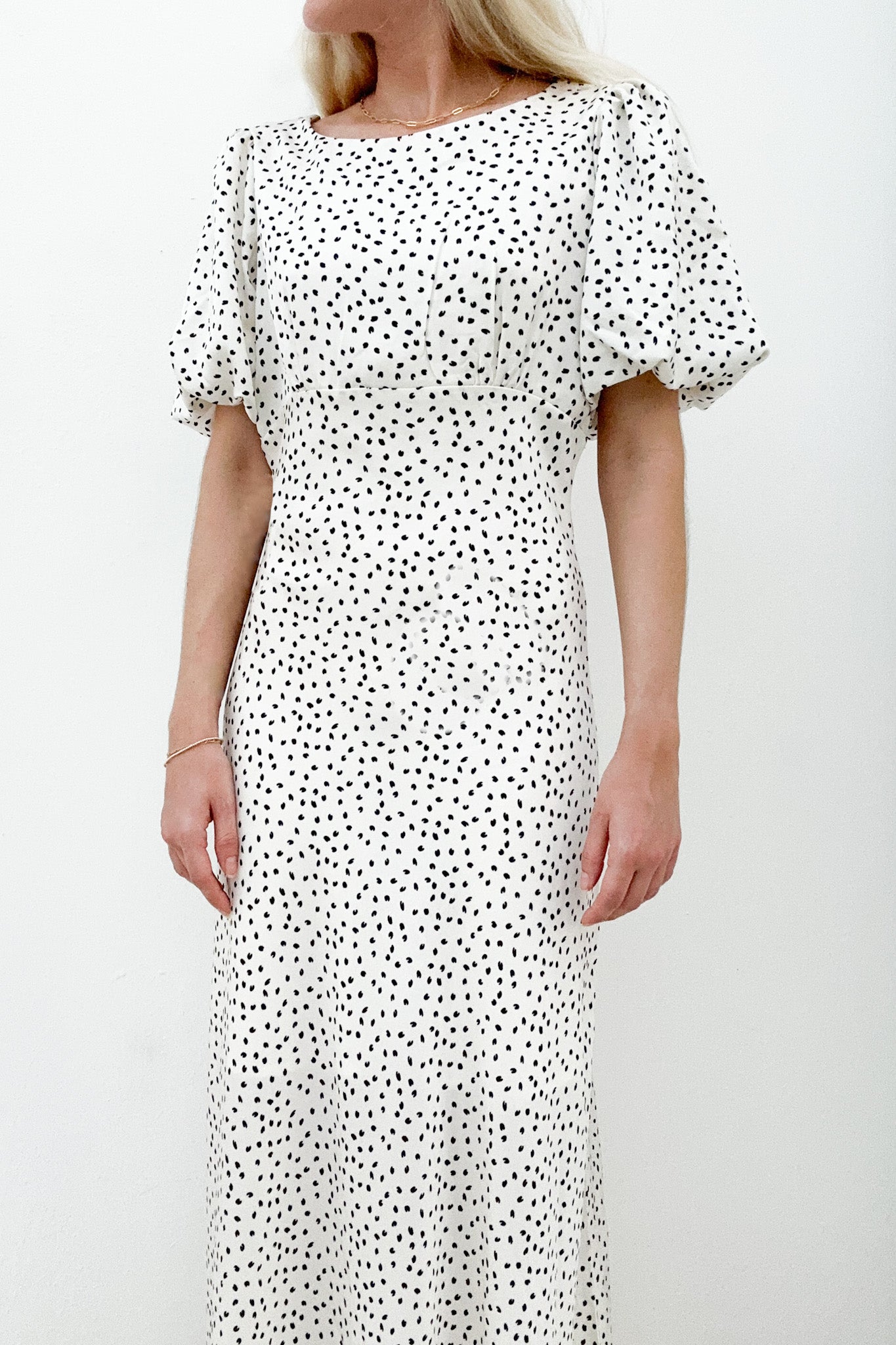 Nice Tie Back Maxi Dress - Neutral Ground