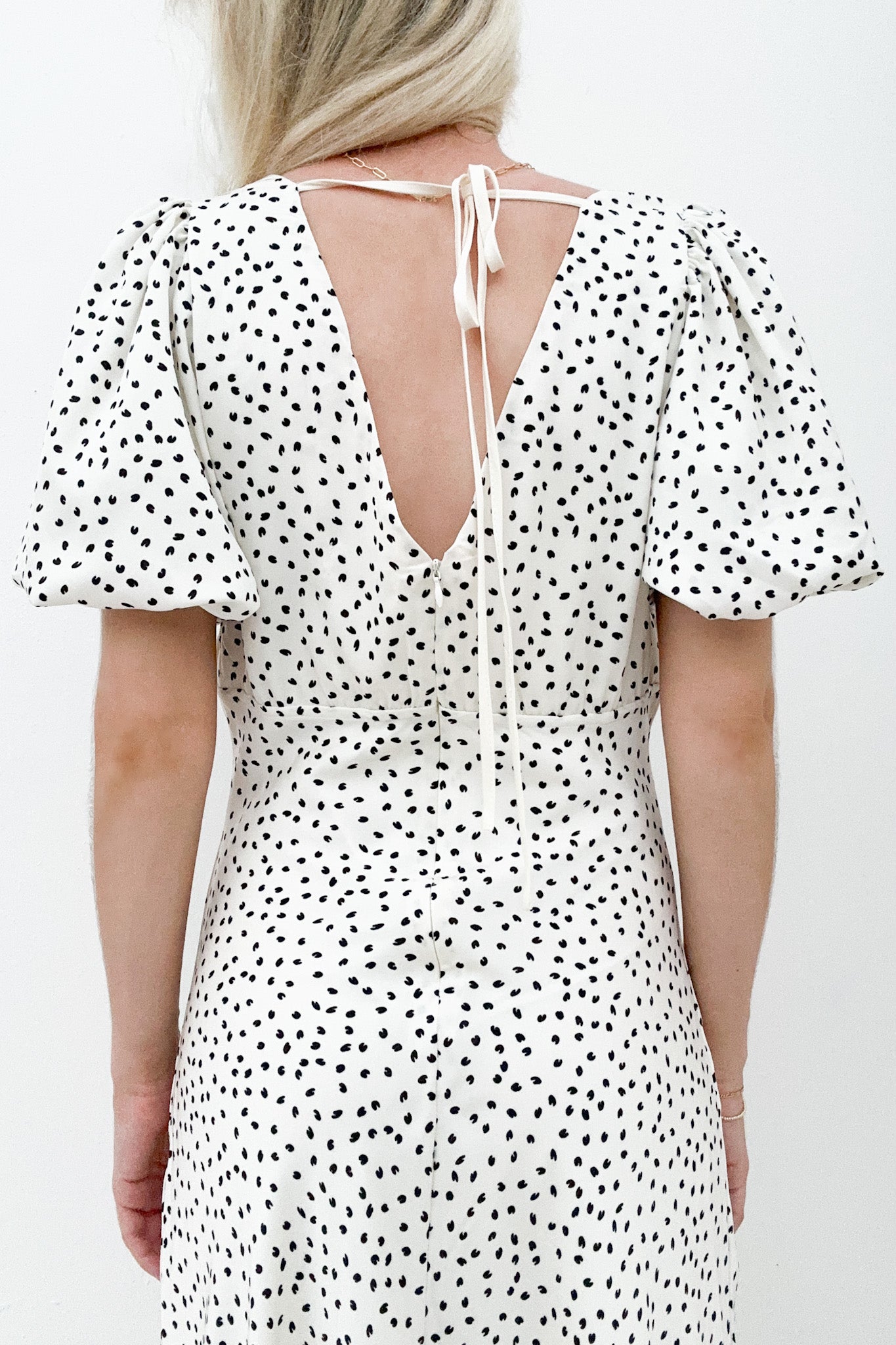 Nice Tie Back Maxi Dress - Neutral Ground