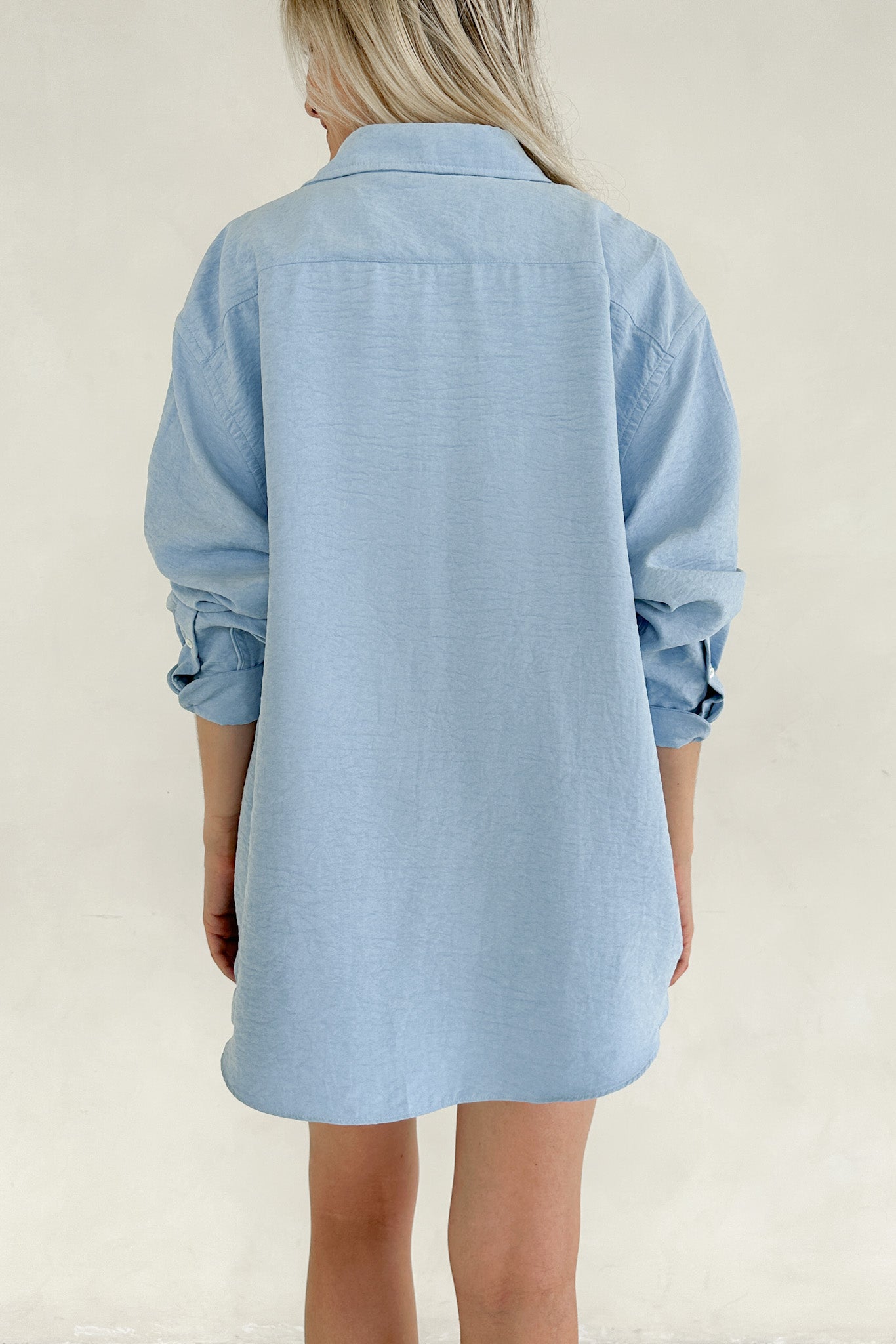 Oasis Woven Button Down Shirt - Neutral Ground