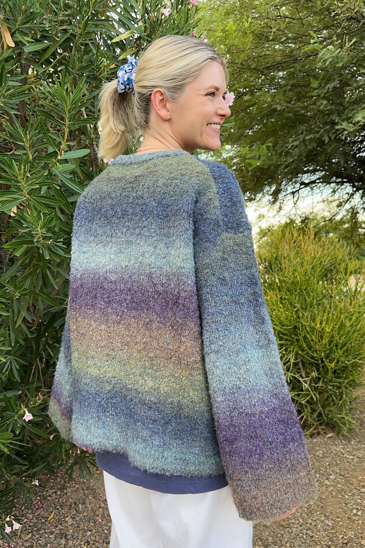Olsen Loose Fit Ombre Sweater in Twilight - Neutral Ground