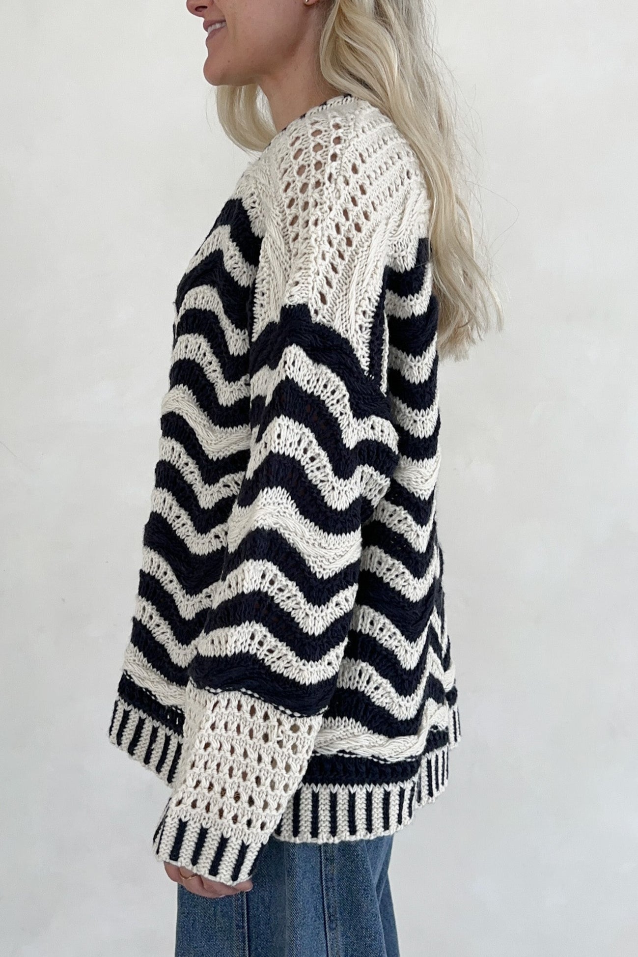 Ophelia Knit Sweater Cardigan - Neutral Ground