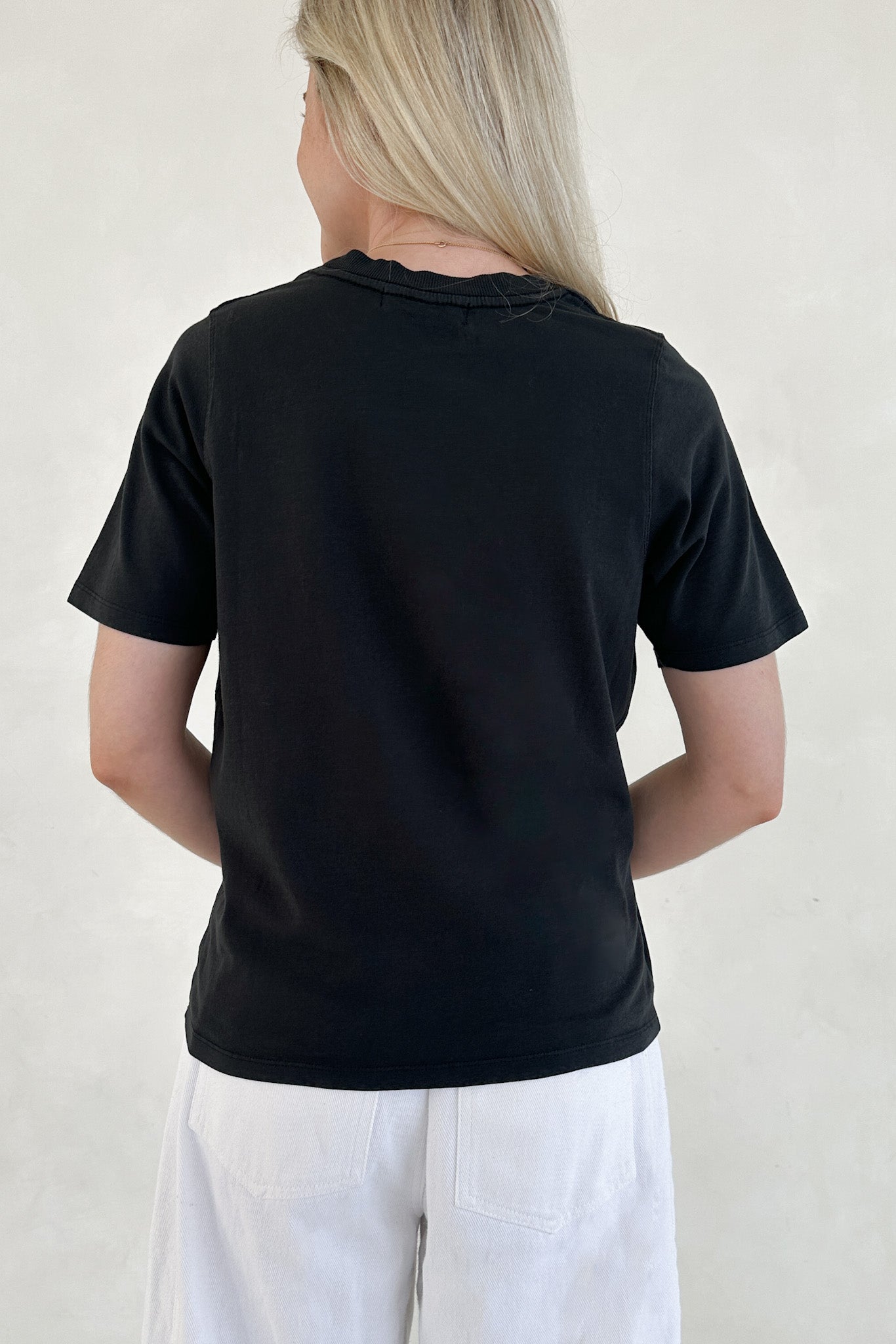Poppy Classic Boxy T-Shirt in Black - Neutral Ground