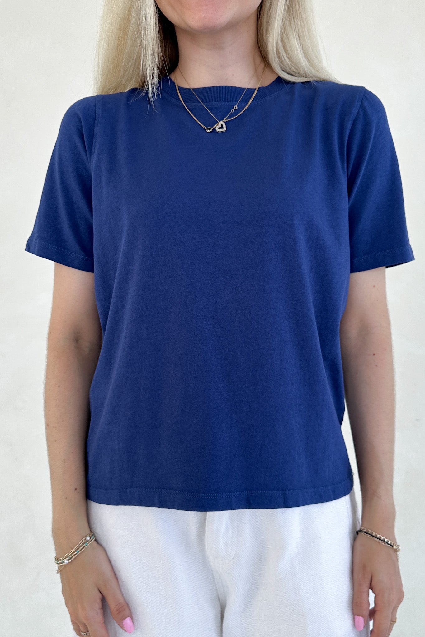 Poppy Classic Boxy T-Shirt Royal Blue - Neutral Ground