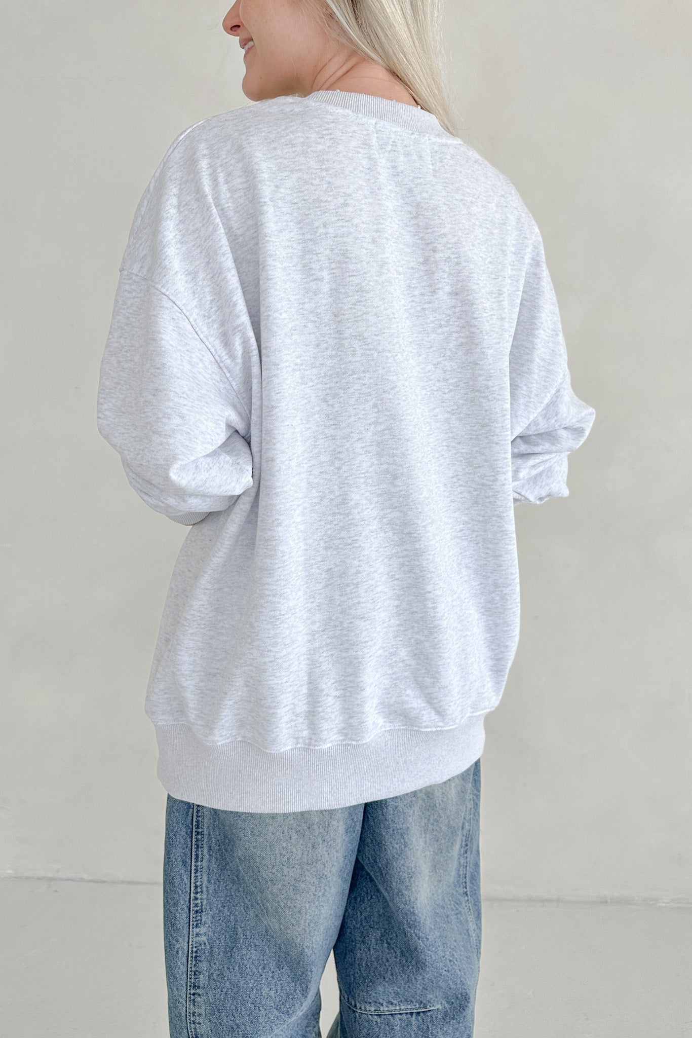 Red, White & Bloom USA Embroidered Sweatshirt - Neutral Ground