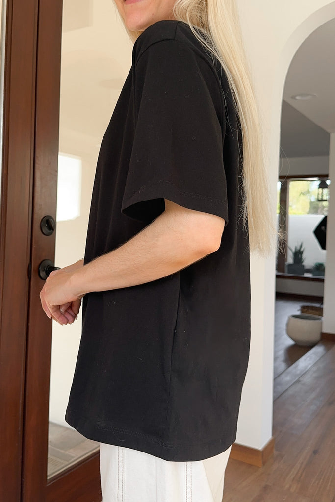 Ronan Short Sleeve Tee in Black - Neutral Ground