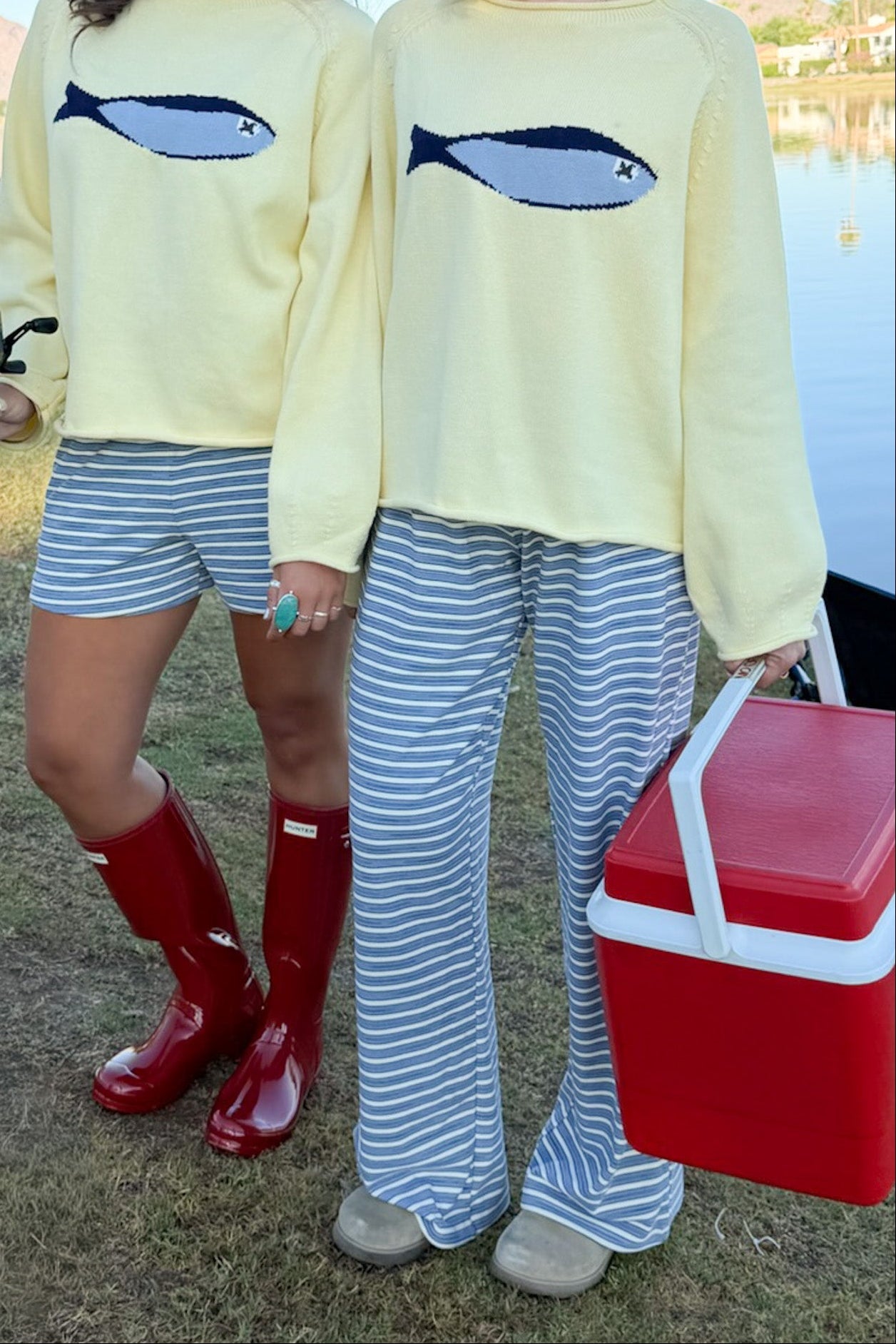 Roxanne Ultra Soft Striped Pants - Neutral Ground