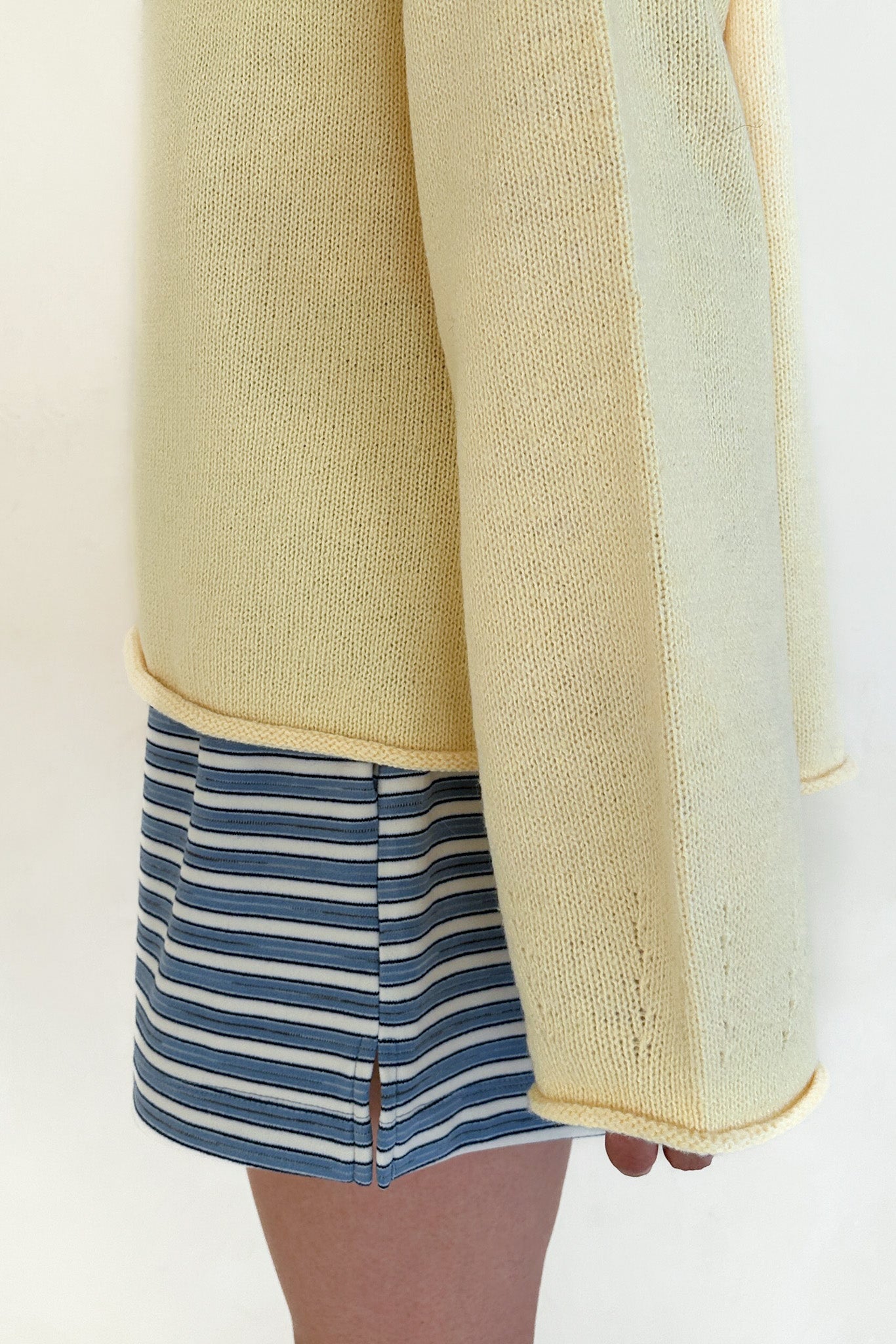 Roxanne Ultra Soft Striped Shorts - Neutral Ground