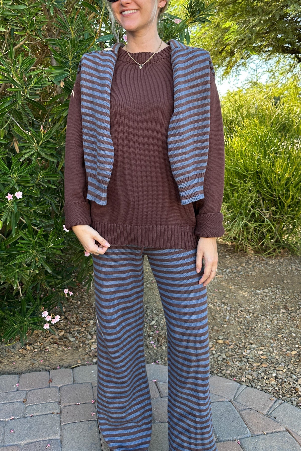 Something Mocha Crew Neck Sweater - Neutral Ground