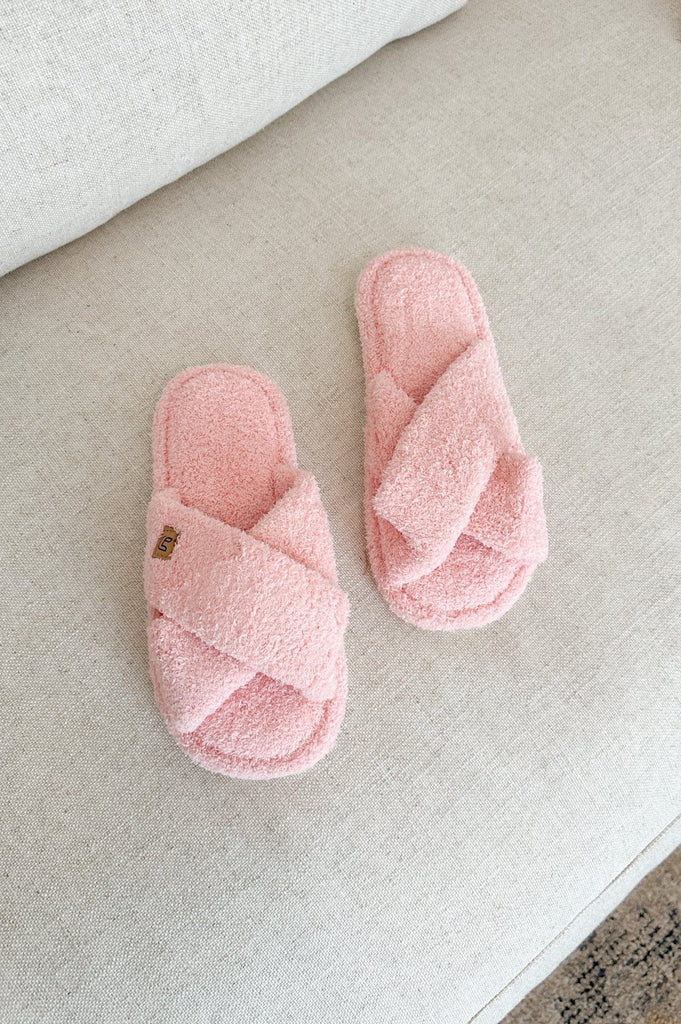 Spa Day Slippers in Pink - Neutral Ground