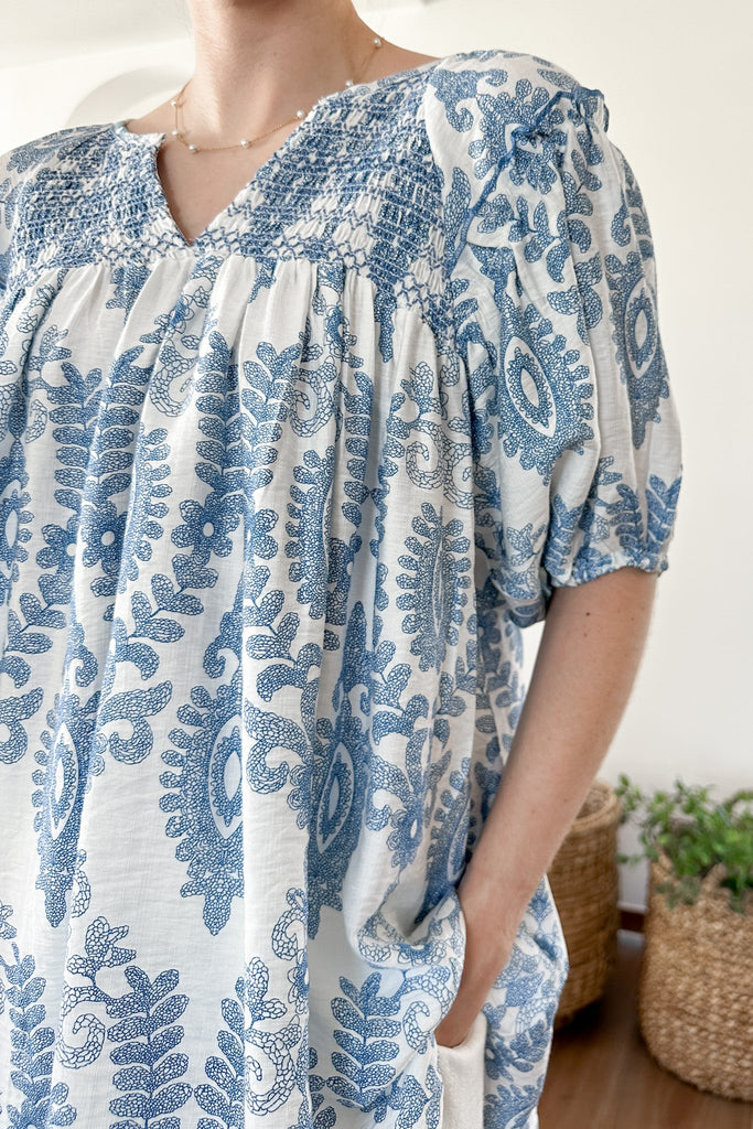 Stella Flowy Short Sleeve Top - Neutral Ground