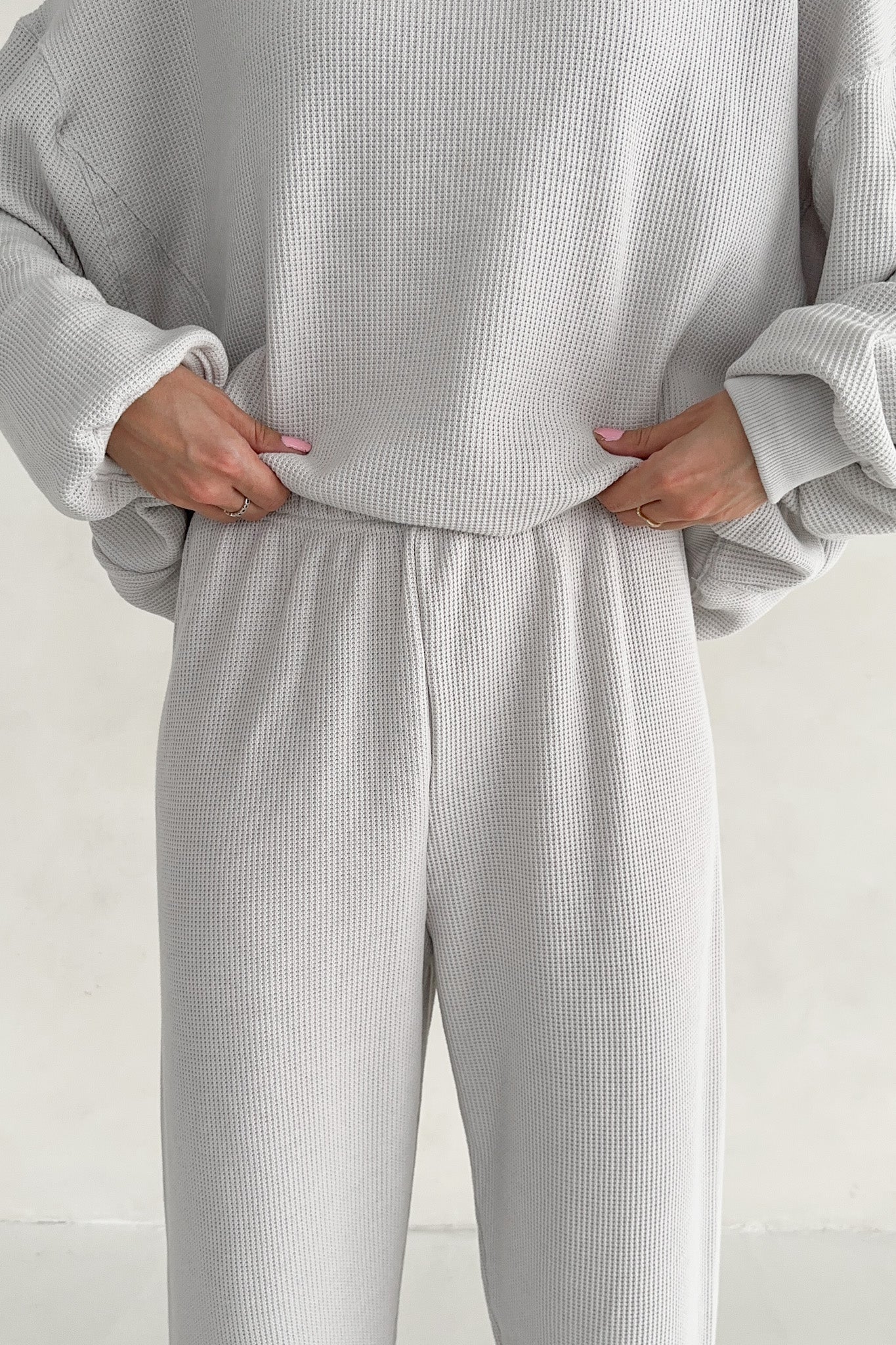 Sundays Waffle Knit Pants in Earl Grey - Neutral Ground