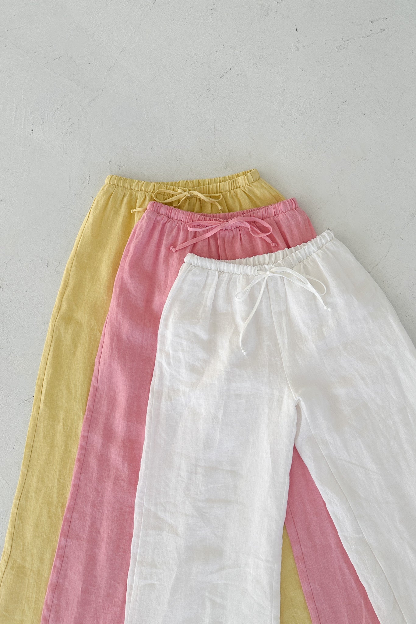 Sunkissed Linen Pants in Pineapple - Neutral Ground