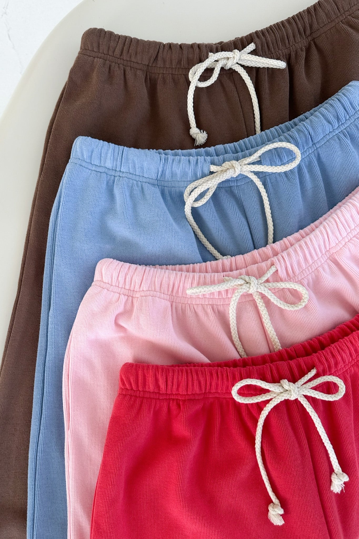 Sunkissed Rope Drawstring Pants in Hibiscus - Neutral Ground