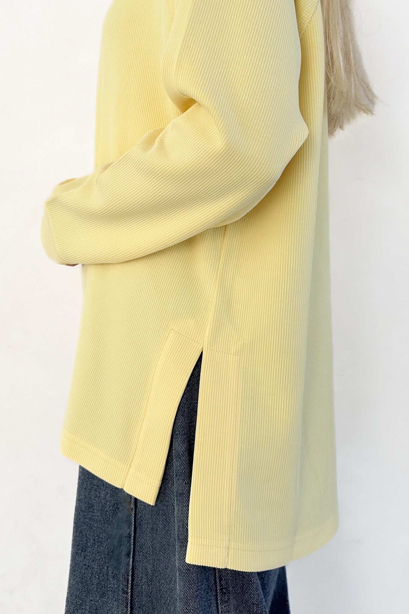Sunny Side Up Soft Raglan Sleeve Pullover Top - Neutral Ground