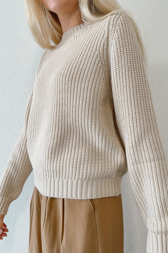 Bordeaux Effortless Knit Sweater