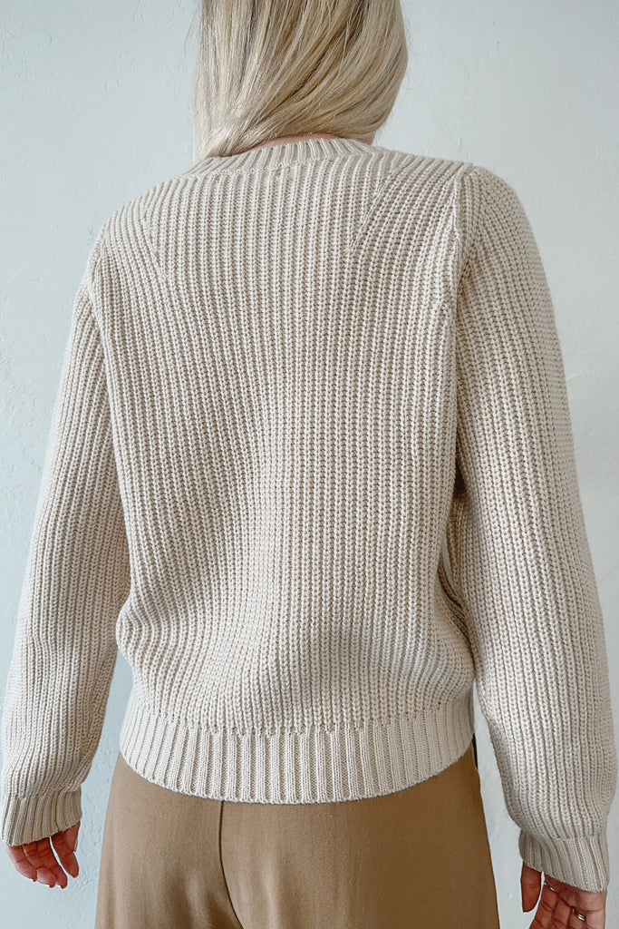 Bordeaux Effortless Knit Sweater