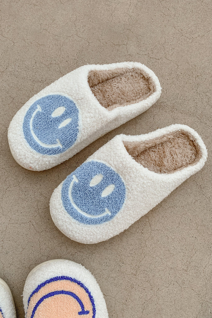 The Happy Slippers in Blue