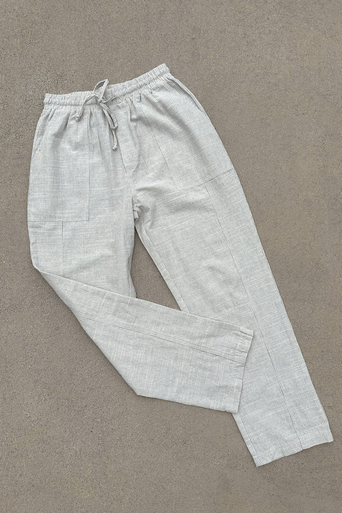 Panama Striped Cotton Pants