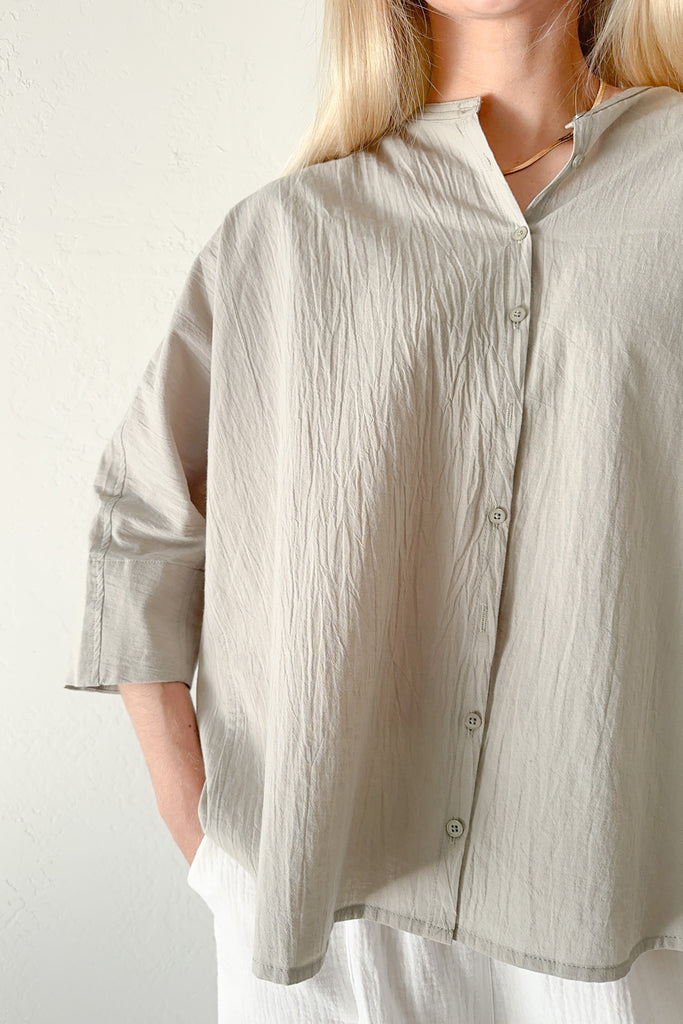 Thyme Oversized Cotton Shirt