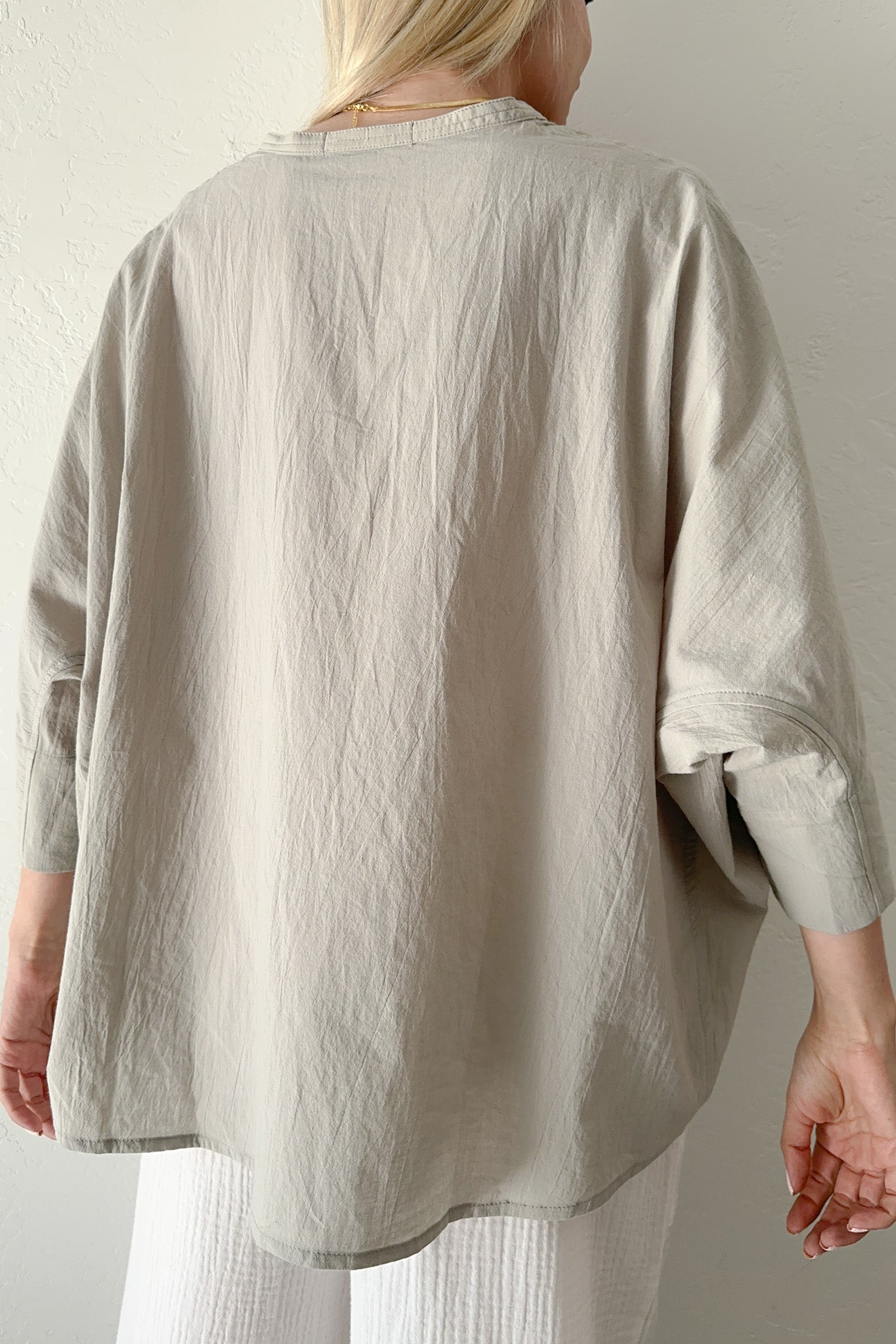Thyme Oversized Cotton Shirt