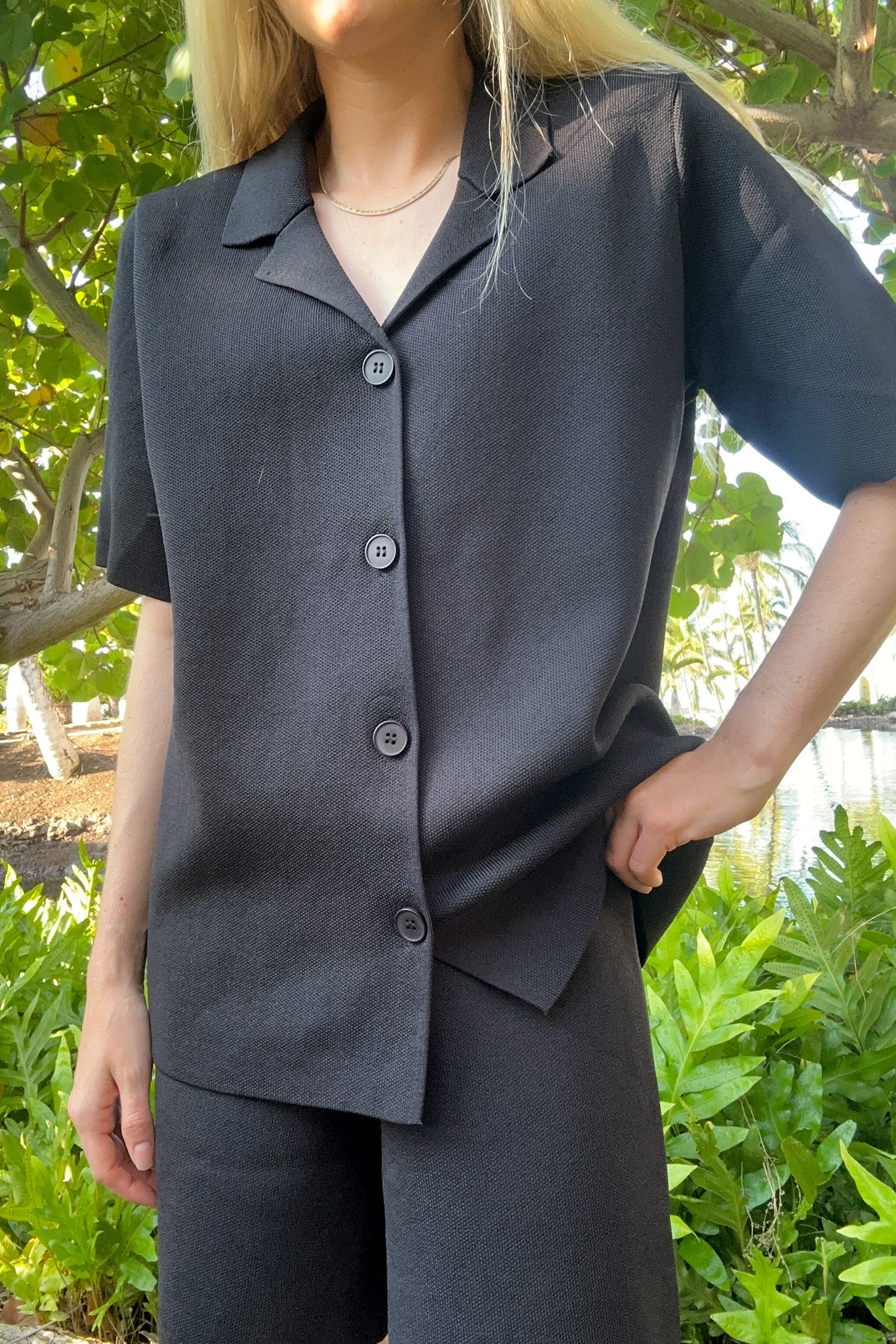 Hilo Ribbed Knit Set - Neutral Ground