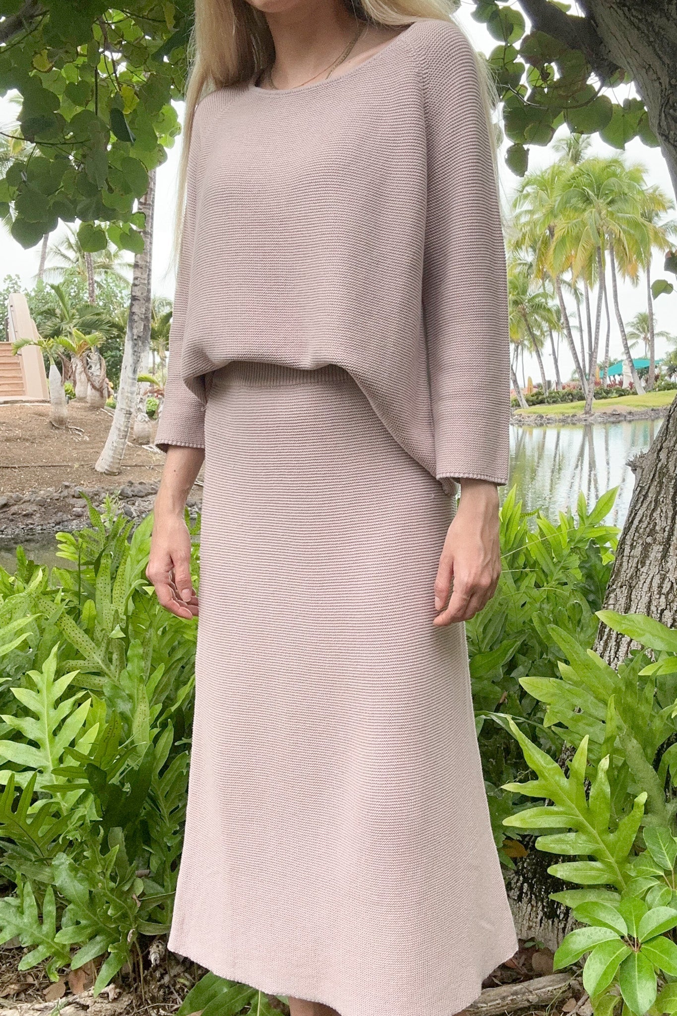 Lavender Fields Skirt - Neutral Ground