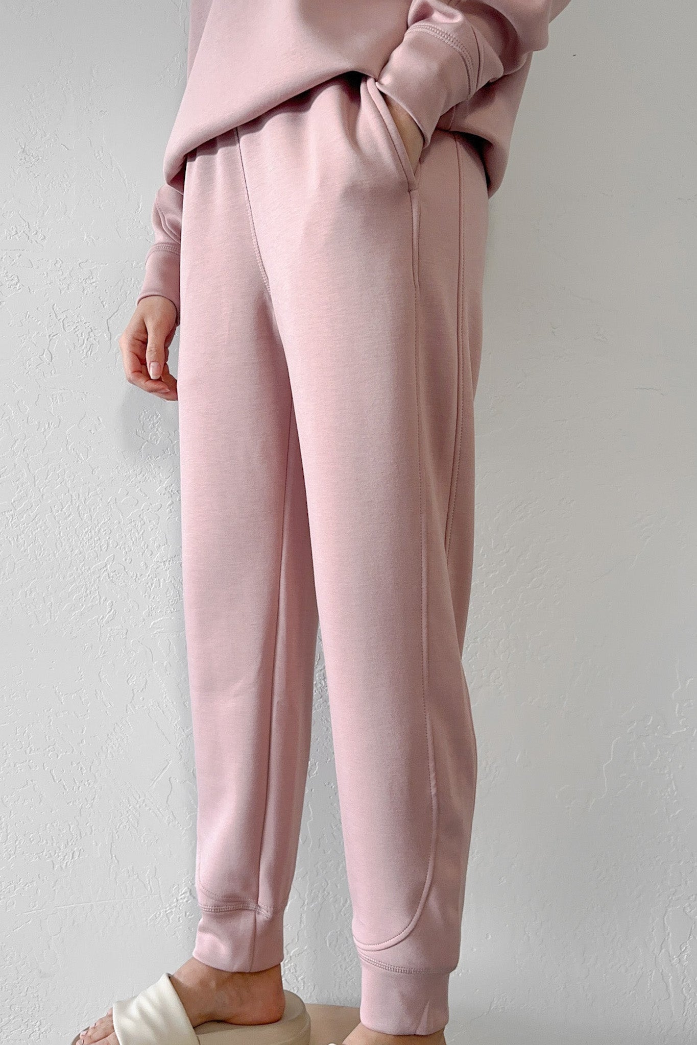 Presley Drawstring Jogger Pants - Neutral Ground